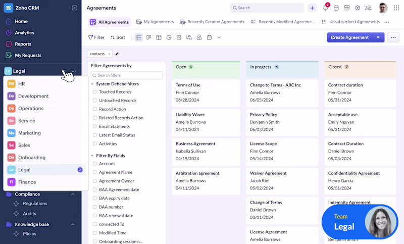 Cover image for Zoho CRM — Full Sales