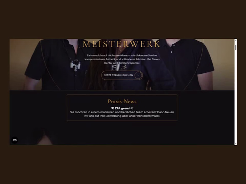 Cover image for Multi-Page Dental Website — Built
