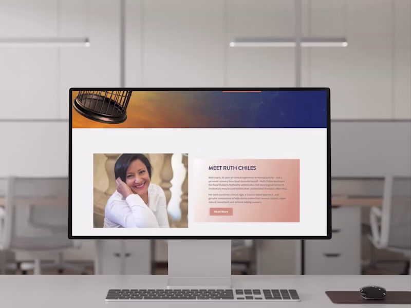 Cover image for Website Redesign & Kajabi Development for Focal Dystonia Method