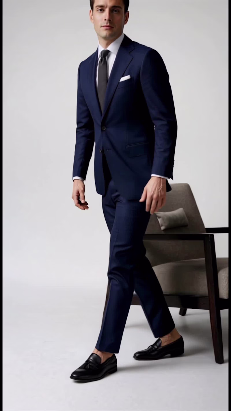 Cover image for Men's Suit Collection: AI Instagram Reel