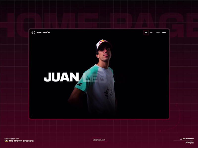 Cover image for Juan Lebron - Official Web design