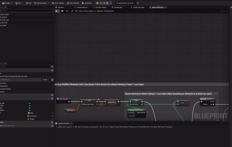 Cover image for In my Titanic Panic Remake, obstacles are generated using a ...