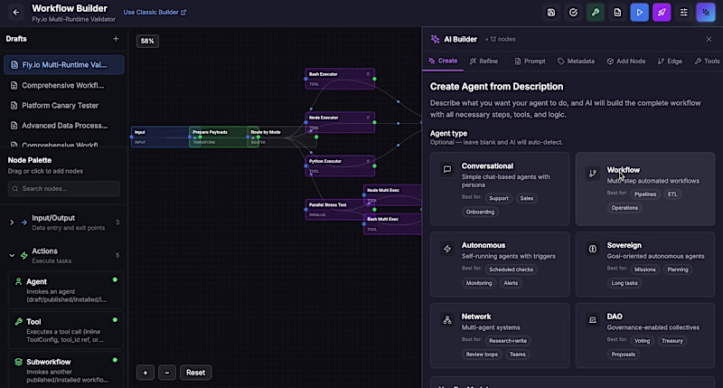 Cover image for Using AI Builder in Agent Studio, I designed and generated a...