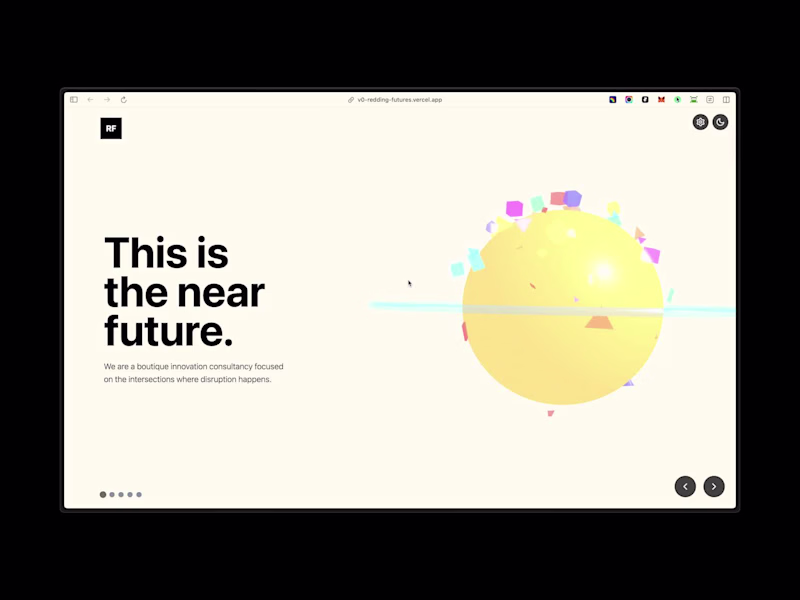 Cover image for This 3D website idea started 3+ years ago in Figma with my p...