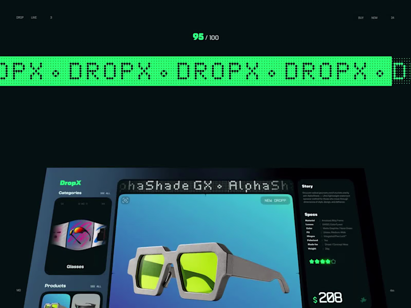 Cover image for DropX is a self-initiated concept