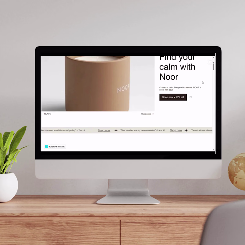 Cover image for Building Noor: A Cozy Candle Shopify Store