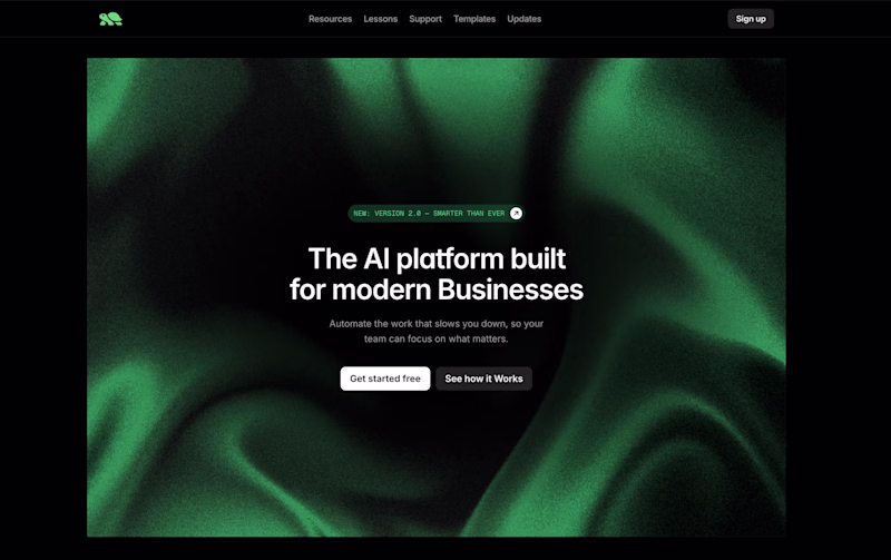 Cover image for AI SaaS Hero Design.