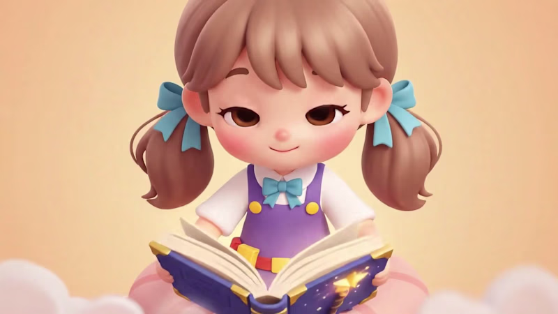Cover image for Reading is every child's superpower. Ad creative animation m...
