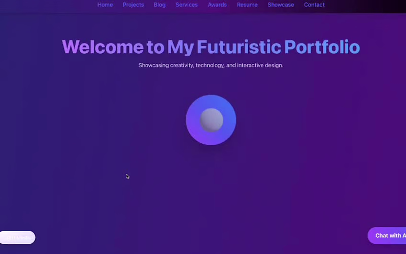 Cover image for 3D World-Class Portfolio Frontend Development