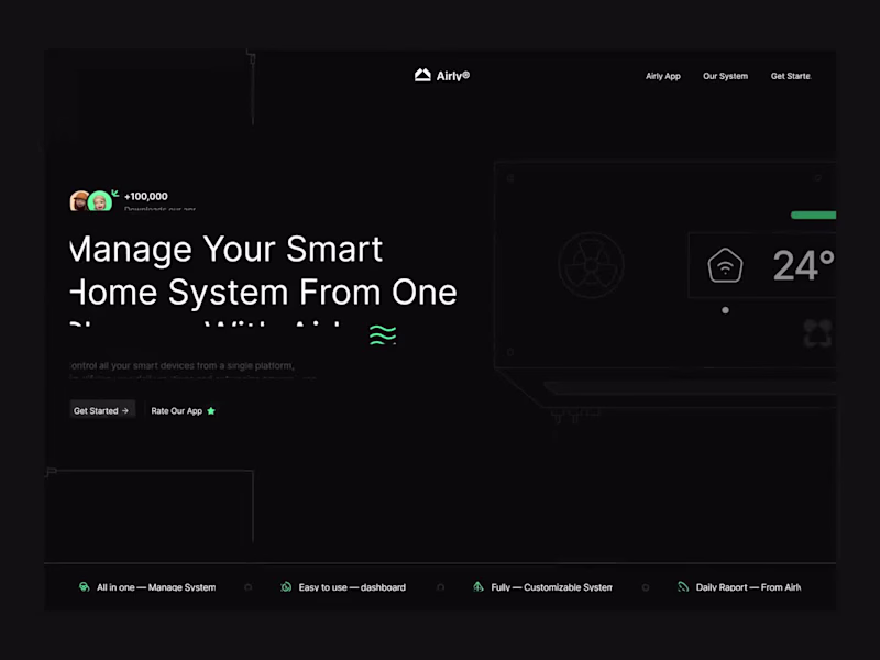 Cover image for Hero for Smart Home Company