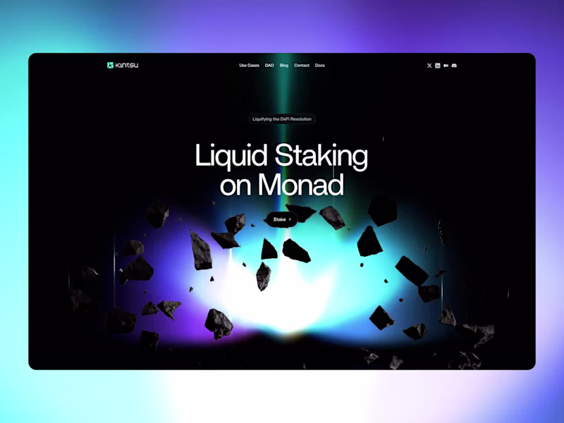 Cover image for Visual Design for Kintsu's Liquid Staking Platform