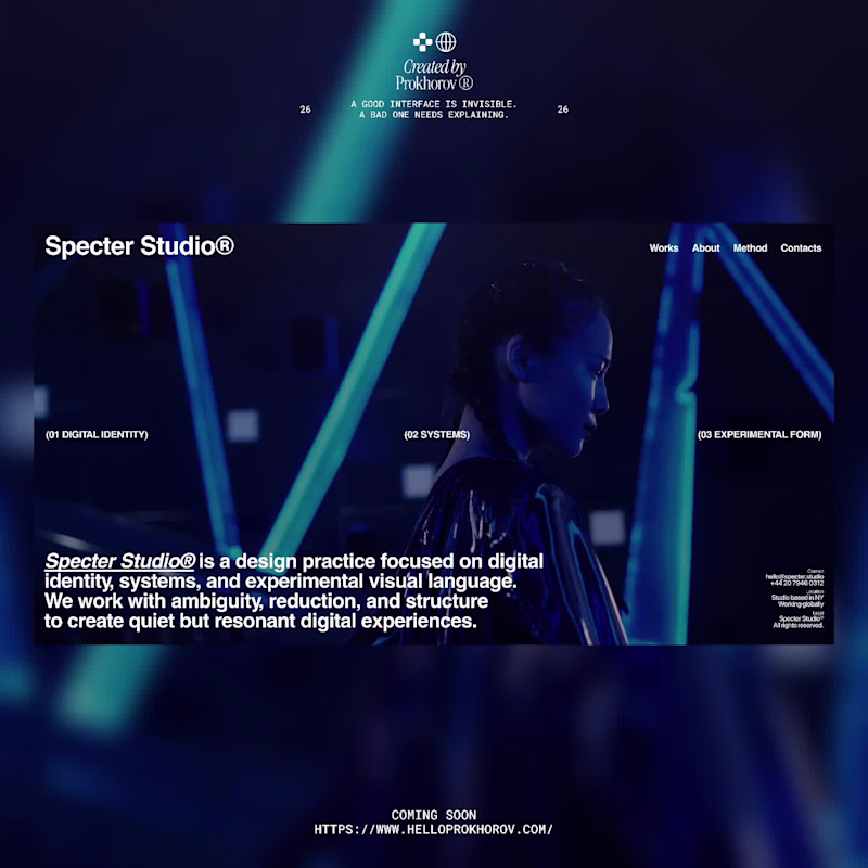 Cover image for Specter Studio® - UI Design