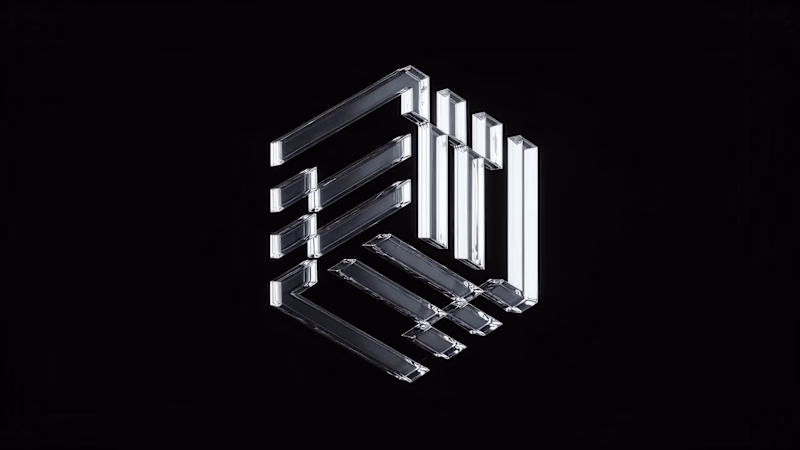 Cover image for Isometric 3D cube symbol formed