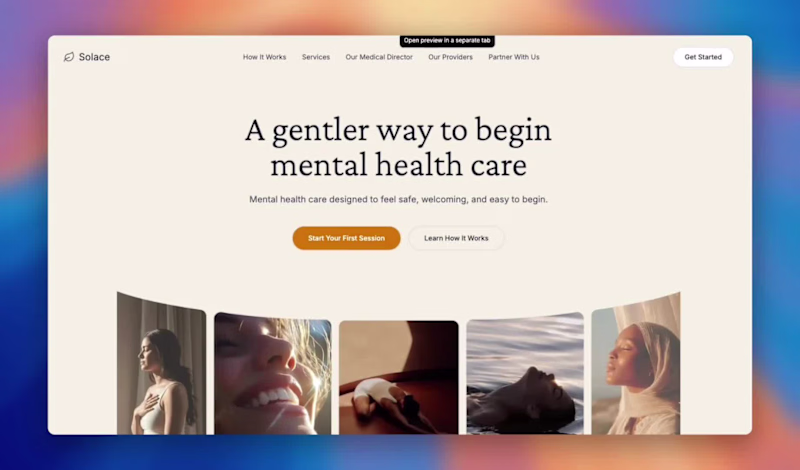 Cover image for Completed the landing page today, built entirely using @bolt...