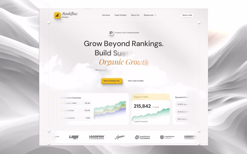 Cover image for Built this landing page in Framer with a focus on clarity, p...