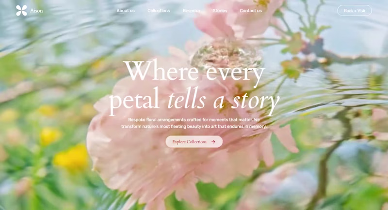 Cover image for Aison — Luxury Floral Landing