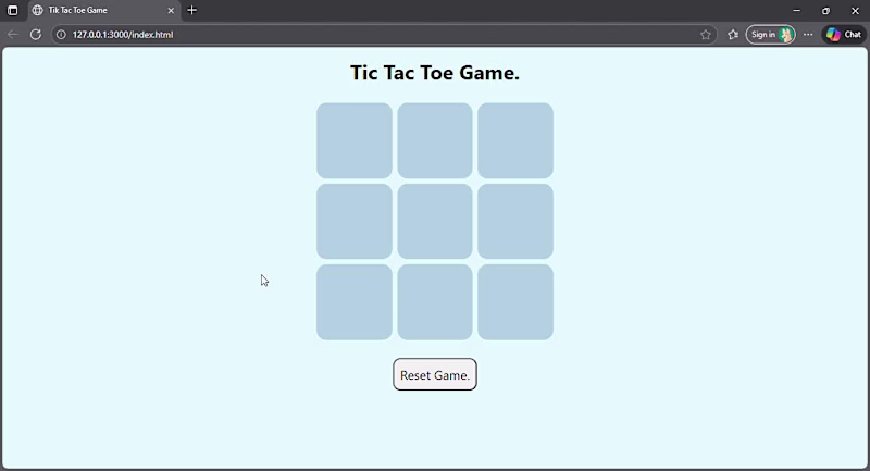 Cover image for Today I built my own Tic Tac Toe game using JavaScript, CSS,...