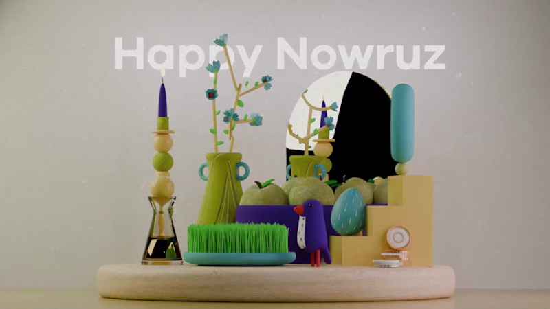 Cover image for Nowruz 3D Composition Project