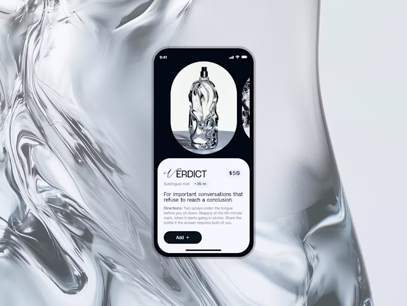 Cover image for Concept design for perfumes with