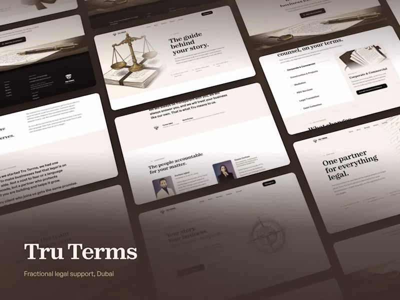 Cover image for Tru Terms, a Legal Retainer Site Laid Out Like a Contract