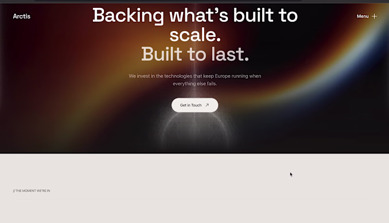Cover image for Arctis Ventures 
Designed and developed