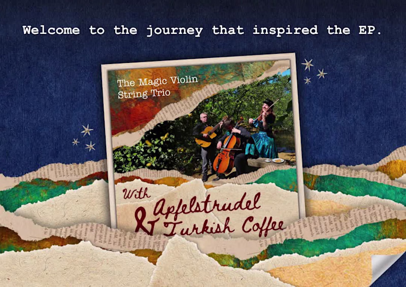 Cover image for Visual Identity Design for 'With Apfelstrudel & Turkish Coffee'