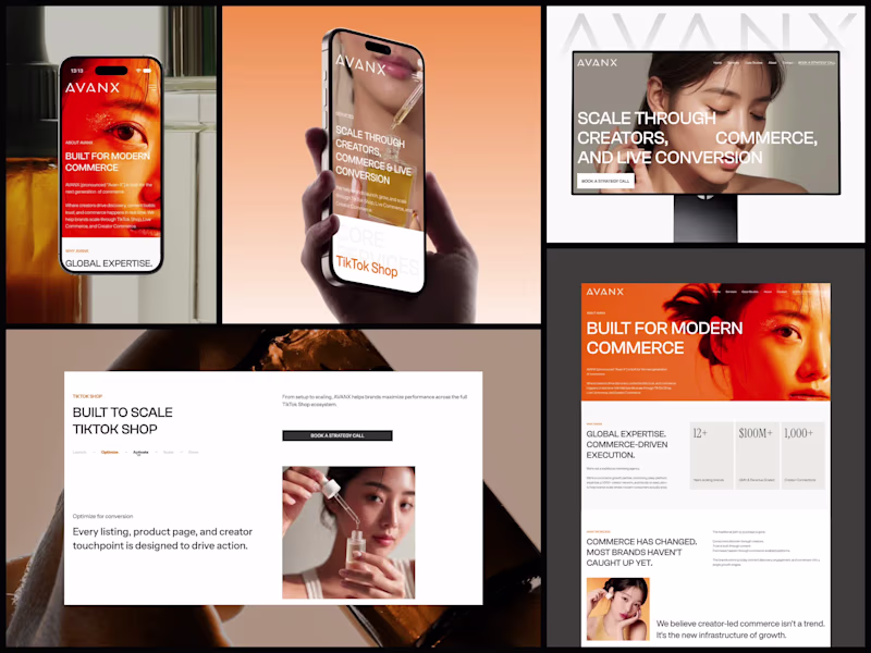 Cover image for AVANX Digital Identity and Website Design