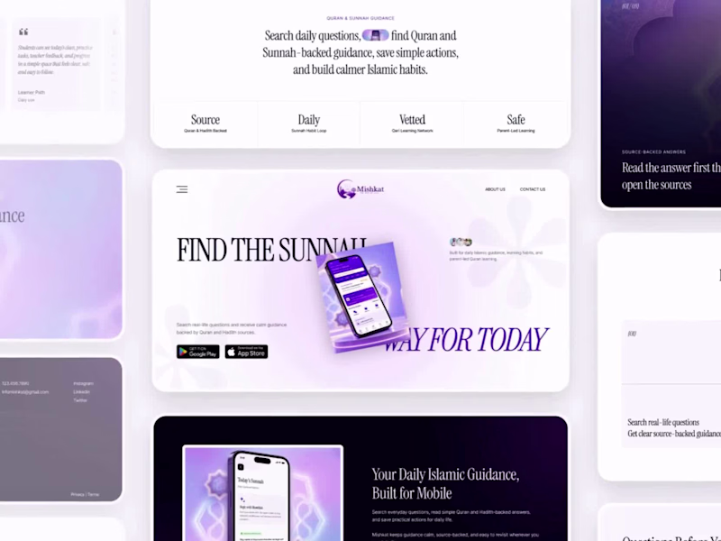 Cover image for Mishkat Brand and Digital Experience Design + Build