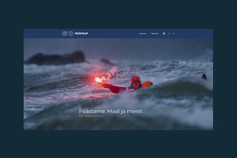 Cover image for Päästeliit | Search and Rescue Org.