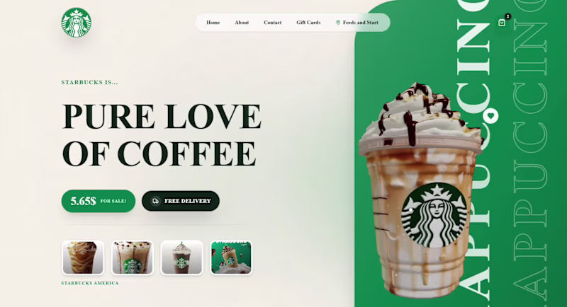 Cover image for 3D Interactive Web Experience for Starbucks Reserve