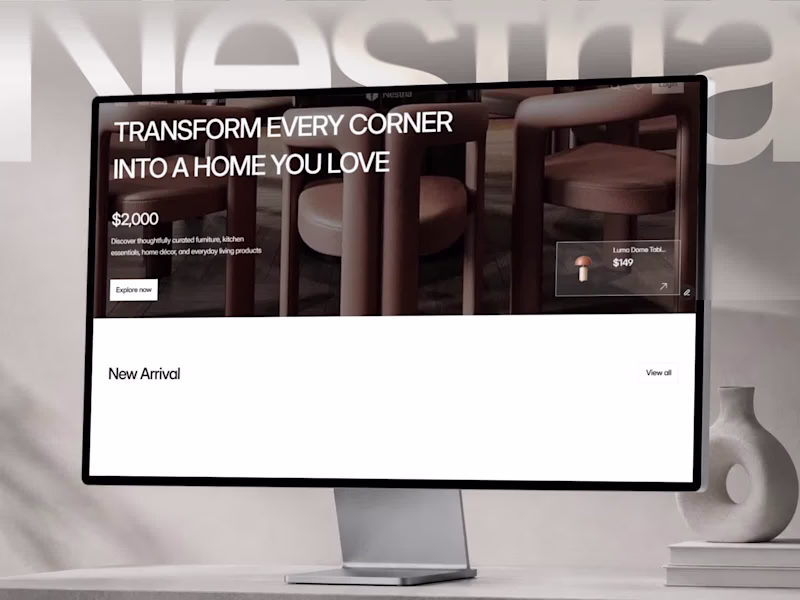 Cover image for Nestria - Website E-commerce UI/UX Premium Product
