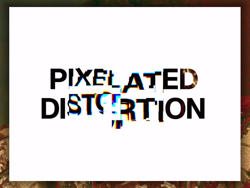 Cover image for Pixel distortion hover effect made