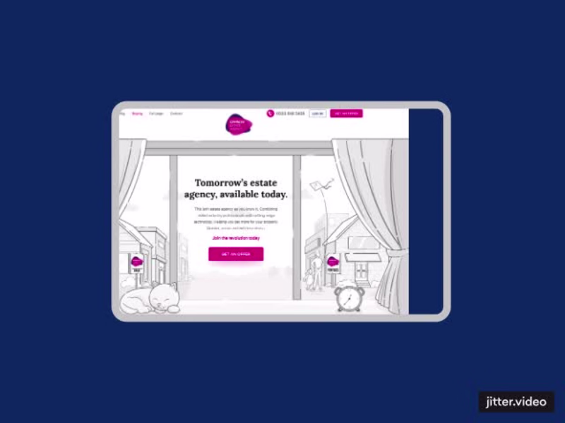 Cover image for Express Estate Agency Website, CRM and Branding Design