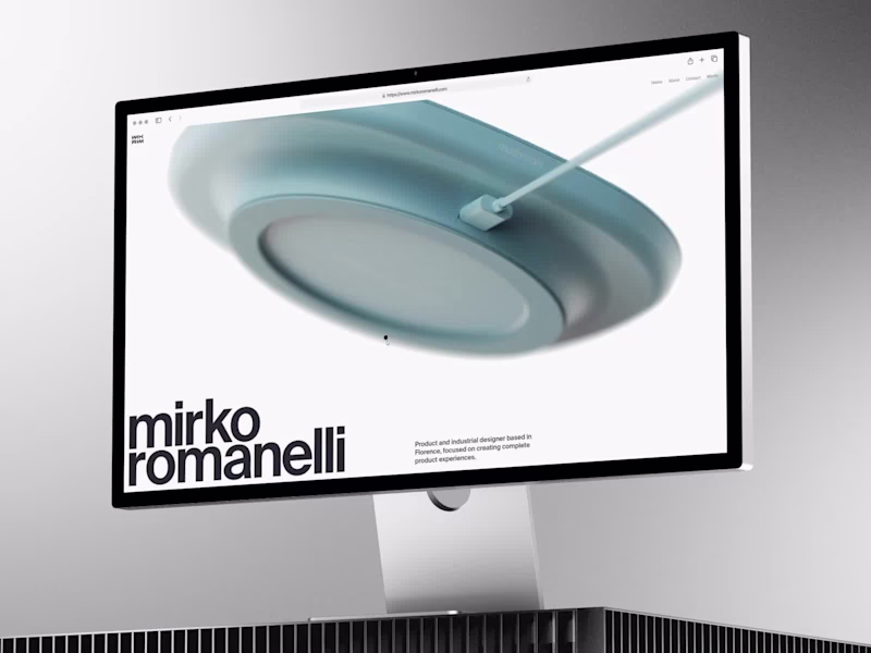 Cover image for Personal Website for Product and Industrial Designer