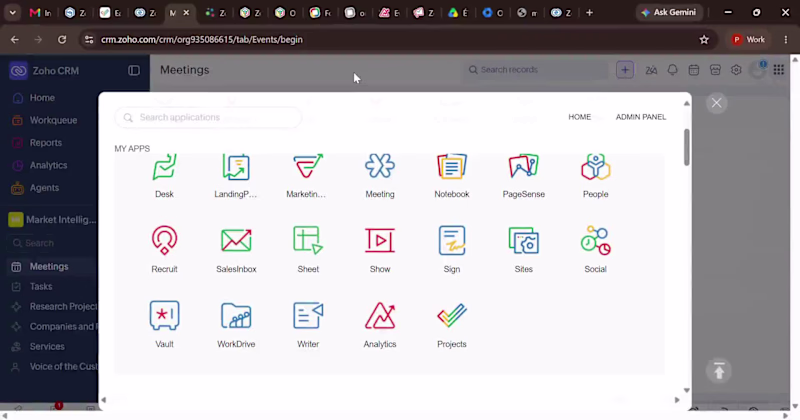 Cover image for Zoho One Business Operations Ecosystem for Étoile Advisory Group