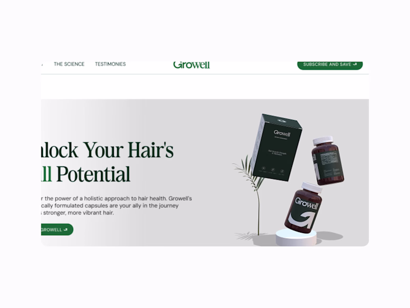 Cover image for E-commerce Shopify UX/UI - GroWell
