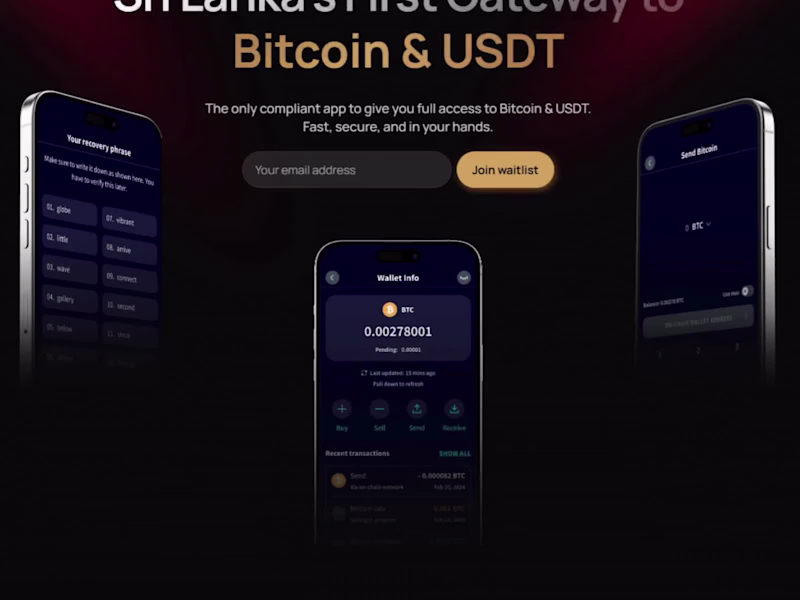 Cover image for Bitnomi Landing Page Design for Bitcoin App