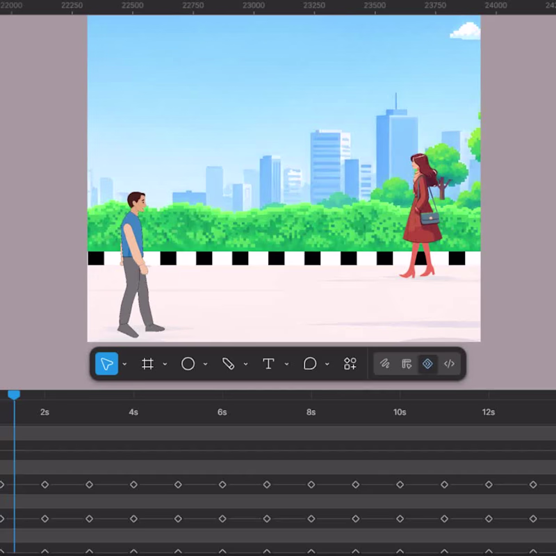Cover image for Played around with figma motion
I