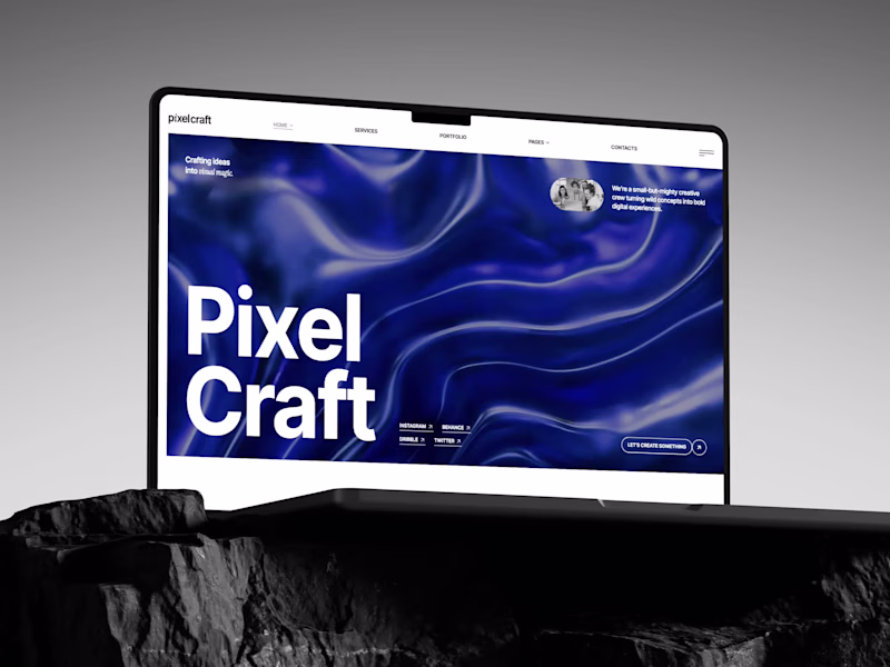 Cover image for Pixel Craft: Digital Agency Web Design