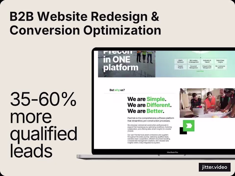 Cover image for B2B Website Redesign & Conversion Optimization