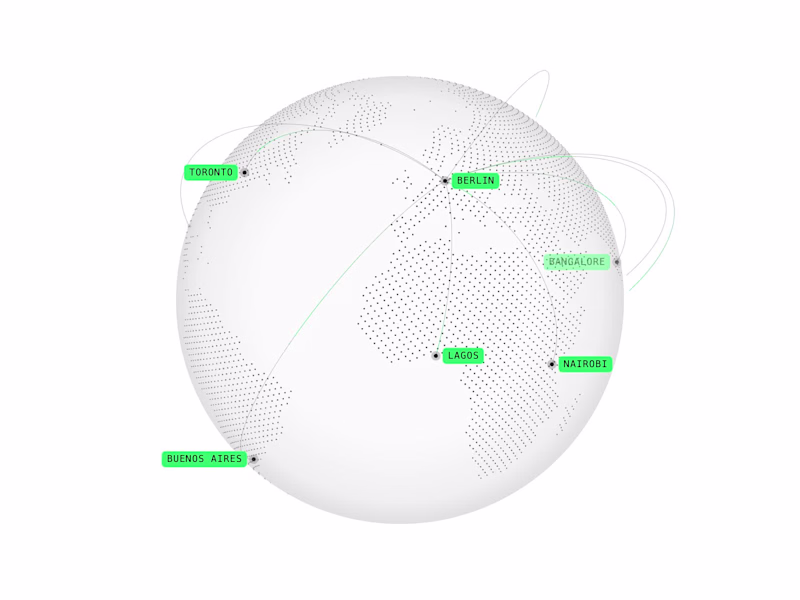 Cover image for Globe Arcs is a 3D