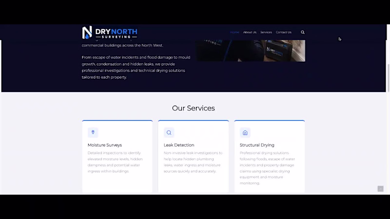 Cover image for Built the DryNorth Surveying website