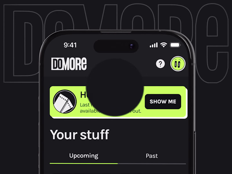 Cover image for DoMORE - Mobile Web App for Effortless Event Discovery