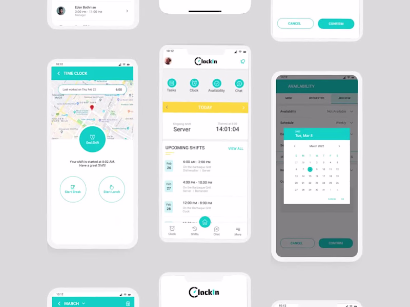 Cover image for Staffing App Design for Restaurant Management