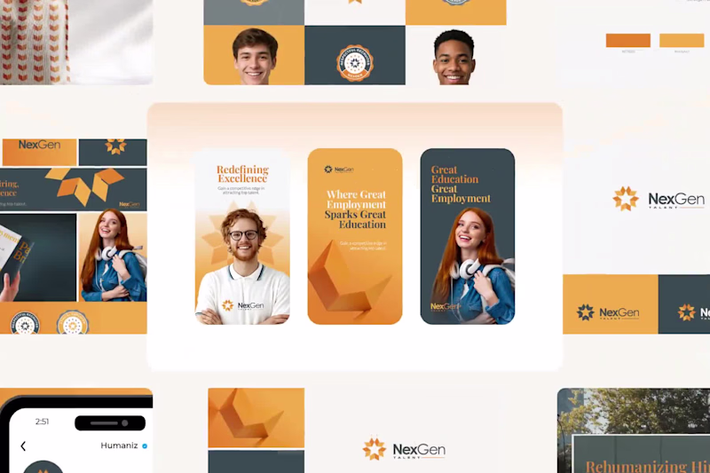 Cover image for NexGen Talent Brand Identity