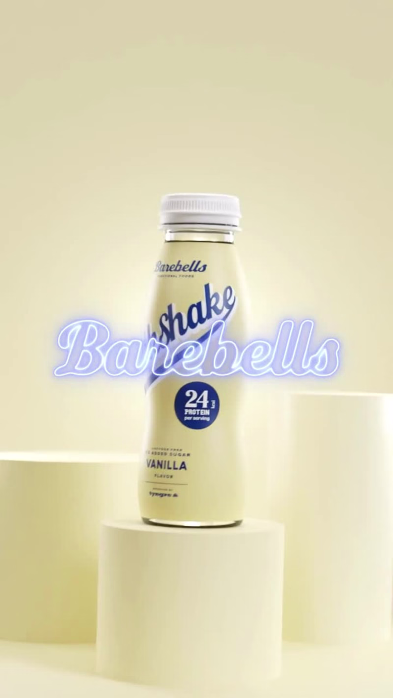Cover image for Barebells Milkshake | 3D Product