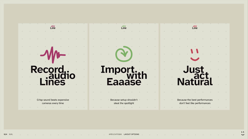 Cover image for Brand Guidelines for MyLine – Rehearsal & Self Tape app.