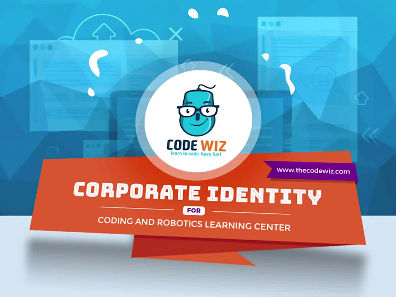 Cover image for Code Wiz. Brand design. Website design.