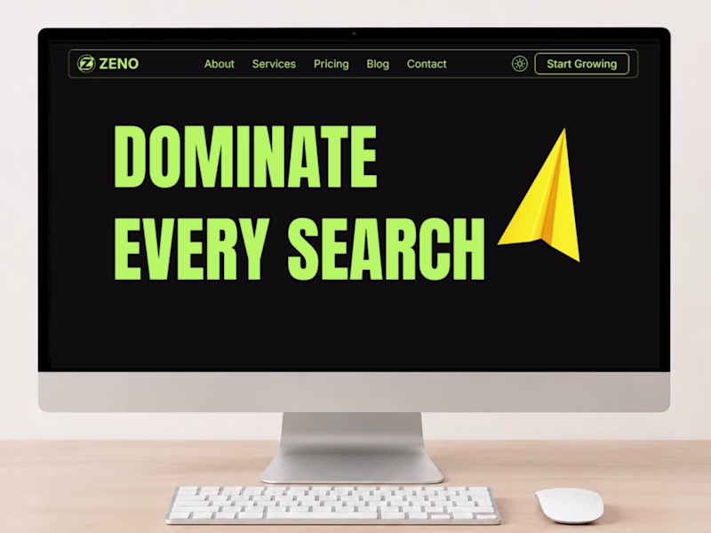 Cover image for ZENO is a one-page Framer