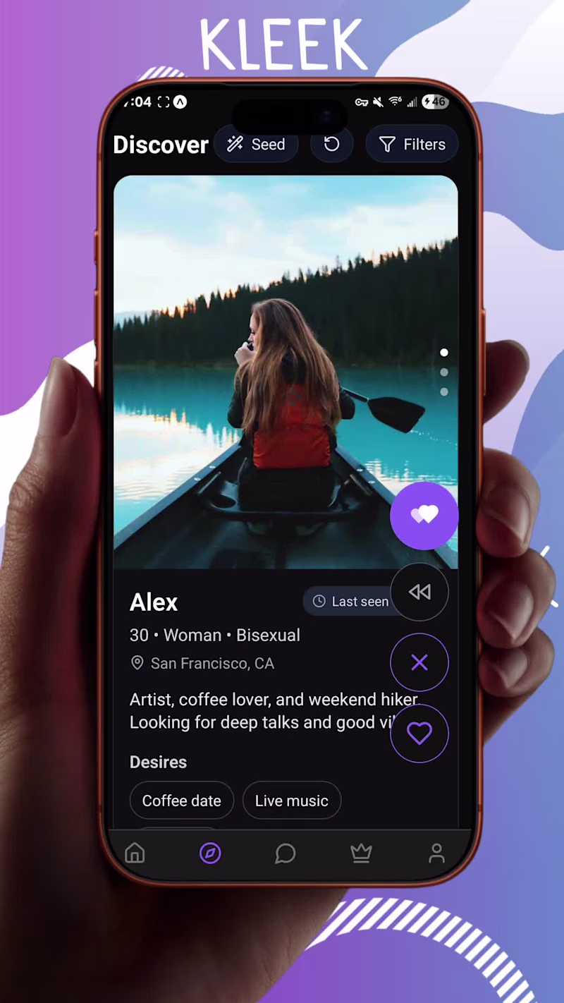 Cover image for Kleek is a new kind of dating app designed specifically for ...